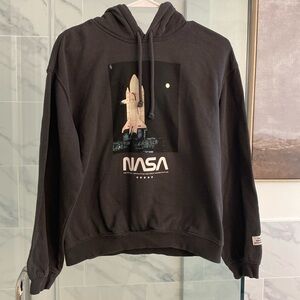 NASA Hoodie in Dark Grey